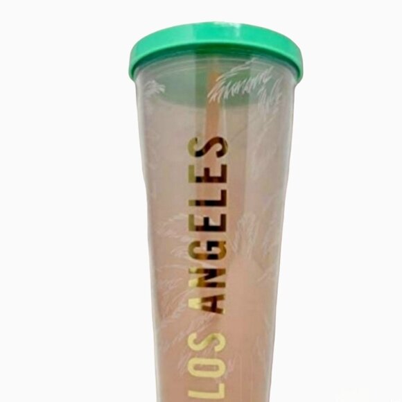 Limited Starbucks Pink Palm Tumbler 24oz SoCal Exclusive - Picture 2 of 5